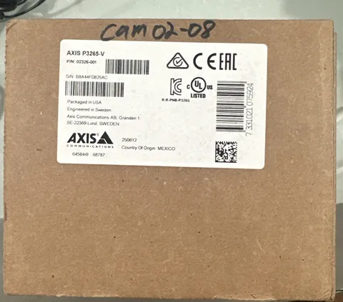 AXIS P3265-V - network surveillance dome camera