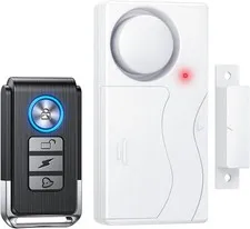 Remote Control Magnetic Sensor Alarm DIY Pair -- Wooden Door Glass Window Cabine