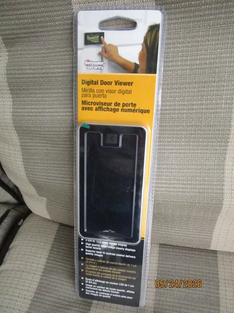 Defender Security Digital Door Viewer with LCD Color Display and Peephole Camera