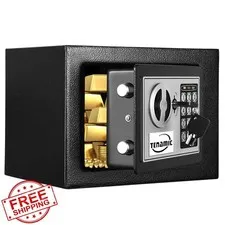 Tenamic Black 0.23cuft Electronic Safe Box