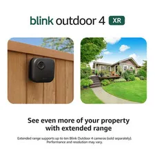 Outdoor 4 XR – Two-Year Battery Wireless Camera with 4X Security Coverage, 1000