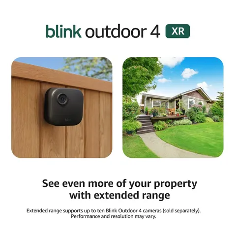 Outdoor 4 XR – Two-Year Battery Wireless Camera with 4X Security Coverage, 1000