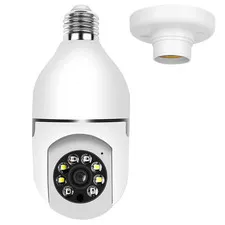 E27 WiFi Bulb Camera 1080P FHD WiFi IP Pan