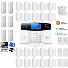V69 Tuya APP WiFi+US/EU 4G Wireless Smart DIY Home Security Burglar Alarm System