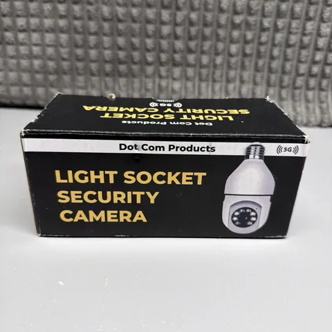 Dot Com Products Light Socket Security Camera New
