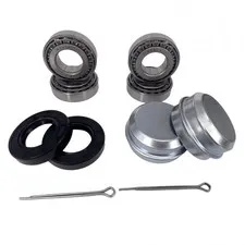 DEEG 30205 Bearing Trailer hub Bearings kit and Seal tc 30x52x10mm, silver 