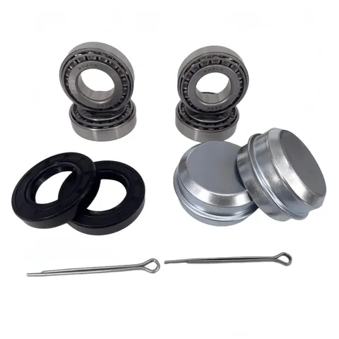 DEEG 30205 Bearing Trailer hub Bearings kit and Seal tc 30x52x10mm, silver 