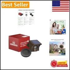 Expandable Solar Powered Driveway Alarm with Adjustable Sensitivity & Long Range