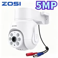 ZOSI 5MP CCTV Wired 360° View Pan Tilt Security Outdoor PT Camera For ZOSI DVR