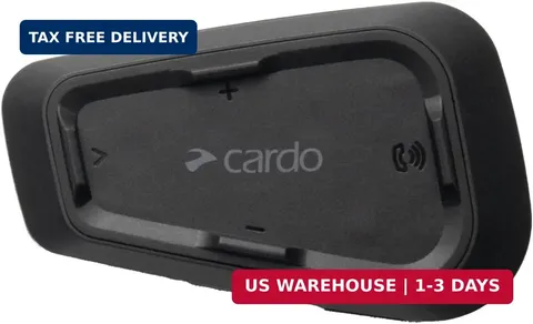 Cardo Systems Spirit Motorcycle Bluetooth Communication Headset, 2-Way Bluetooth