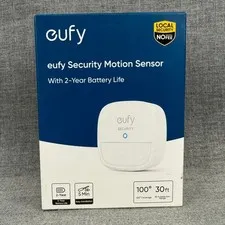 eufy Security Motion Sensor T8910 Wireless Home Alarm 100° 30ft New Sealed