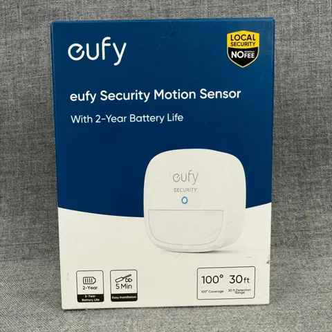 eufy Security Motion Sensor T8910 Wireless Home Alarm 100° 30ft New Sealed
