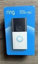 Ring - Battery Doorbell Plus Smart Wifi Video Doorbell Satin Nickel - New Sealed