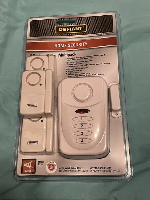 NEW!!! Defiant Wireless Home Security Door/Window Alarm Kit Multipack
