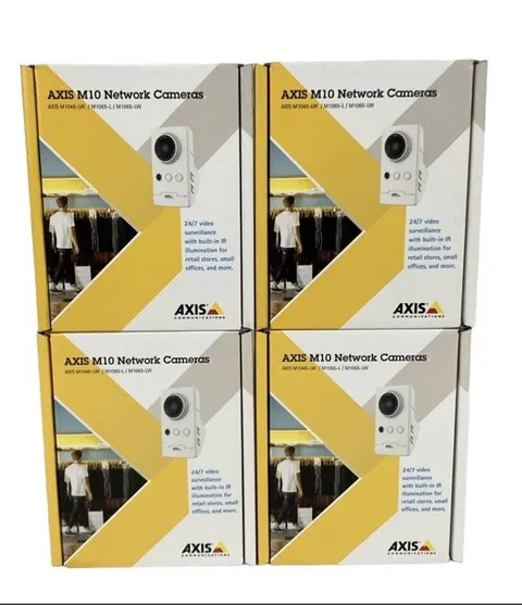Axis M1065-LW Fixed Network Camera NEW	4-Camera Set