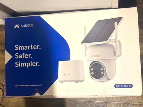 ANSCUE GU01 4-Cam Kit 2K Wireless Wi-Fi Solar Outdoor Security Cameras