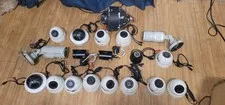 ~LOT OF 19~ Q-SEE SECURITY CAMERA QM9702B & MULTI BRAND CAMERAS