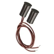 2pcs NC Recessed Wired Security Door Sensor Alarm RC-33 Magnetic Reed Switch