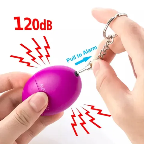 Llaveros Para Mujer De Defensa Personal Alarma Ruidosa Seguridad Proteccion
