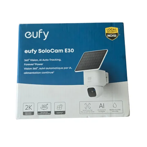 eufy - SoloCam E30, Solar Powered 2K Outdoor Security Camera, Wire-Free, 360°...