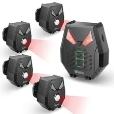 Solar Wireless Driveway Alarm, Outdoor Motion Sensor Detector Alarms Driveway...