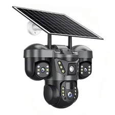 AOV Solar Monitor – 4G, 3‑Screen, All‑Day Recording, CCTV
