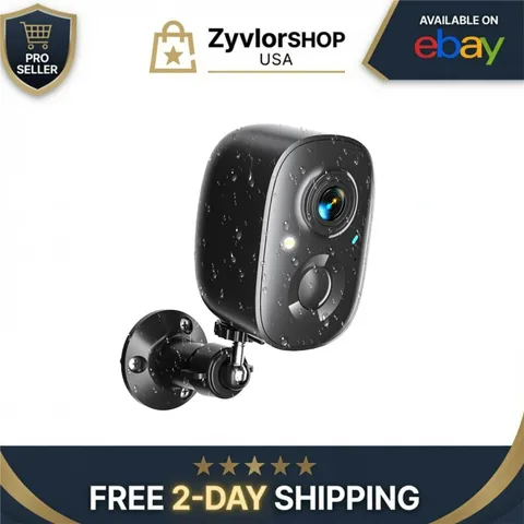 JESIOO CG6 Wireless Security Camera 2K Outdoor Night Vision AI Detection