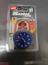 MASTER Lock Speed Dial Blue Padlock Indoor Anti-Shim SEALED
