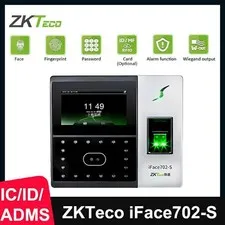 ZKTeco iFace702-S ID/IC/WiFi Facial Fingerprint Recognition Attendance Machine