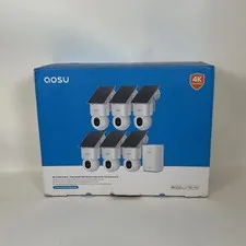 AOSU Solar Powered Wireless Security Camera Kit SOLARCAM D1 CLASSIC KIT