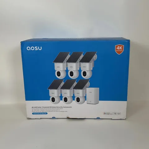AOSU Solar Powered Wireless Security Camera Kit SOLARCAM D1 CLASSIC KIT
