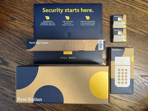 SimpliSafe 5 Piece Wireless Home Security System - White | FREE SHIPPING