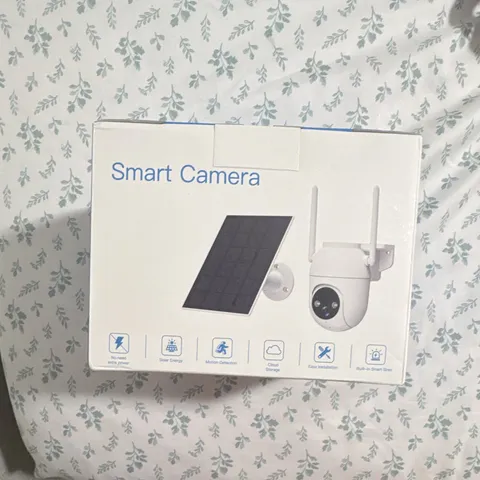 Solar Wireless Wi-Fi Outdoor Security Camera 1080p Full Color Night Vision