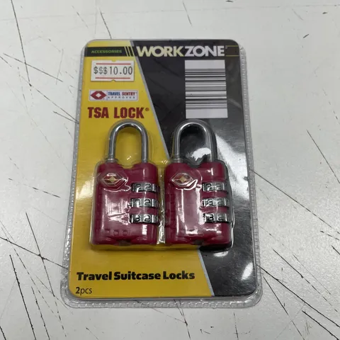 ORIGINAL NEW M Padlock Lock Series Combination Luggage Travel 2pcs Workzone TSA