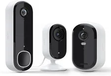 Essential Whole Home Security Bundle | Outdoor, Indoor, Video Doorbell Camera |2