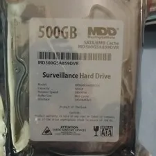 MDD MaxDigitalData 500GB Surveillance Hard Drive SATA 8MB Cache MD500GSA859DVR