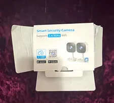 1080p Wi-Fi Indoor IP Surveillance Cameras 2-Pack 2.4/5GHz Google Assistant