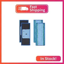 4 Pcs Mop Pad for iRobot Braava Jet M6 Ultimate Robot Mop, Upgraded Mop Pad