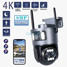 Outdoor 10X Digital Zoom Security Camera Wireless Cam Color IR Day/Night Vision