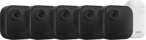 Blink-Outdoor 4–Wireless Smart Security Camera, 1080p HD Module core, 5 Cameras