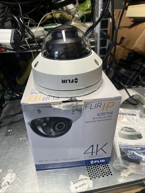 Flir N357V8 4K 8MP IP Network Vandal Dome Camera Motorized PoE Night Vision
