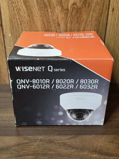 Hanwha Vision QNV-6012R1 2MP 2.8mm IR Network Camera White New Open Box NDAA