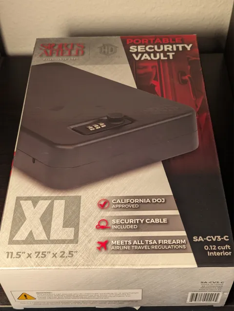 Home and Office Portable Security/Handgun Safe - Sports Adield - SA-CV3-C - XL