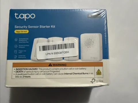 Tp-Link Tapo T31 Security Sensor Starter Kit - White (Tapo T31 Kit) New