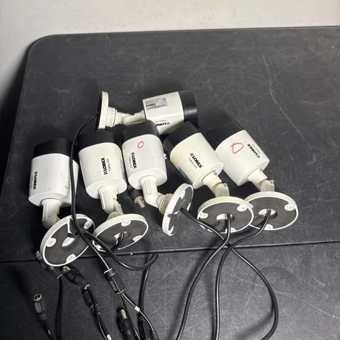 Lorex LBV2521-C White 1080p-HD Indoor & Outdoor Bullet Camera Lot Of 6