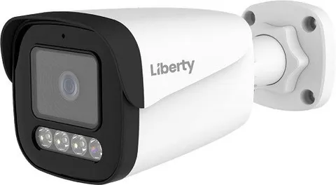 LibertyADV AI 5MP IP  2.8mm,WDR,100’ IR,PoE Deterrent Bullet Camera-#L3A-IP5ADBS