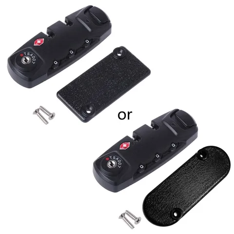 TSA Secure 3 Digit Combination Padlock Lock Luggage Suitcase Travel Code Lock