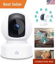 Two-Way Audio Indoor Security Camera with 1080p HD & Night Vision Capabilities