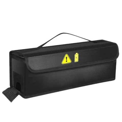 Fireproof For Lipo Safe Bag with Shoulder Strap - 49x15x15cm E-Bike Compatible