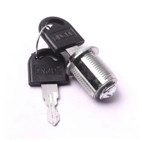 US 2Pcs Cabinet Locks, Mailbox Cam Lock 20mm Cylinder, Letterbox Lock w/key